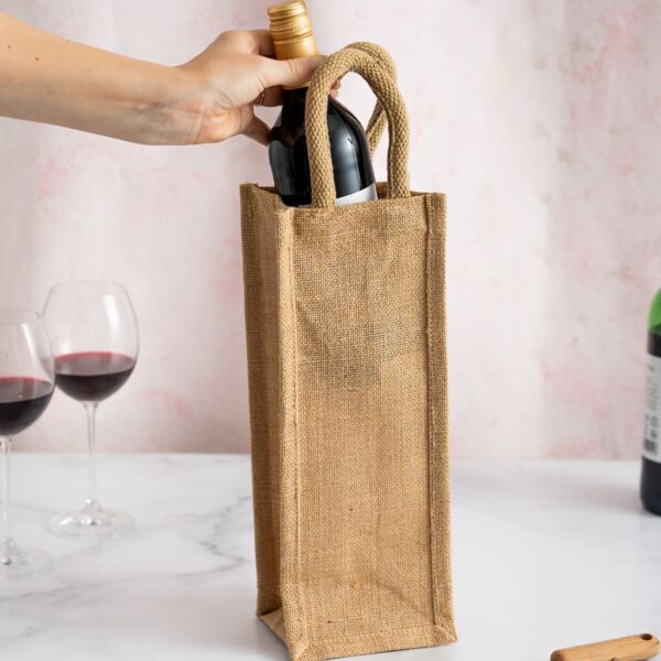 Brand Lab Jute Bottle Bag Thumbnail